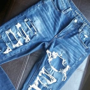 American Eagle High Rise Jeggings 8L